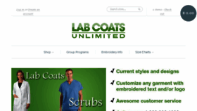 What Labcoatsunlimited.com website looked like in 2018 (5 years ago)