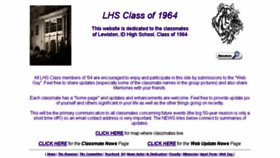 What Lewistonhs1964.com website looked like in 2018 (5 years ago)