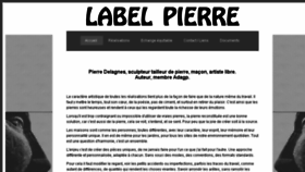 What Labelpierre.com website looked like in 2018 (5 years ago)