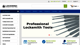 What Lockwish.com website looked like in 2018 (5 years ago)