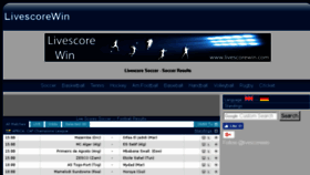 What Livescorewin.com website looked like in 2018 (5 years ago)