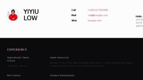 What Lowyiyiu.com website looked like in 2018 (5 years ago)