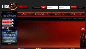 What Ligapoker.com website looked like in 2018 (5 years ago)