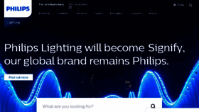 What Lighting.philips.co.in website looked like in 2018 (5 years ago)