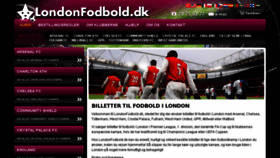 What Londonfodbold.dk website looked like in 2018 (5 years ago)