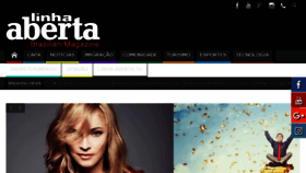 What Linhaaberta.com website looked like in 2018 (5 years ago)