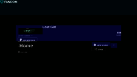 What Lostgirl.wikia.com website looked like in 2018 (5 years ago)