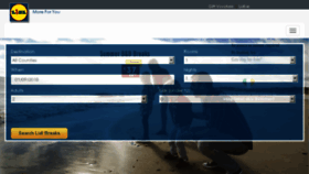 What Lidl-breaks.ie website looked like in 2018 (7 years ago)