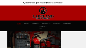 What Lakelandfireandsafety.com website looked like in 2018 (5 years ago)