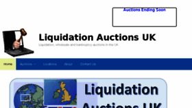 What Liquidationauctionsuk.co.uk website looked like in 2018 (5 years ago)