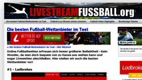 What Livestreamfussball.org website looked like in 2018 (5 years ago)
