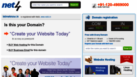 What Letmeknow.in website looked like in 2018 (7 years ago)