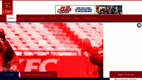What Lionscricket.co.za website looked like in 2018 (5 years ago)