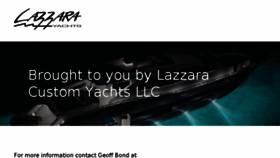 What Lazzarayachts.com website looked like in 2018 (5 years ago)