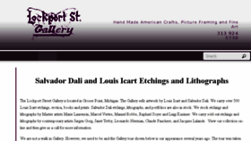 What Lockportstreetgallery.com website looked like in 2018 (5 years ago)