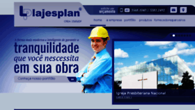 What Lajesplan.com.br website looked like in 2018 (5 years ago)