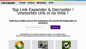What Linkexpander.com website looked like in 2018 (5 years ago)