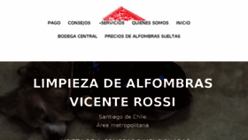 What Limpiezadealfombras.com website looked like in 2018 (5 years ago)