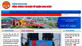 What Longbien.gov.vn website looked like in 2018 (5 years ago)