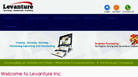 What Levanture.com website looked like in 2018 (5 years ago)