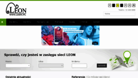 What Leon.pl website looked like in 2018 (5 years ago)