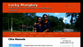 What Luckymangkey.com website looked like in 2018 (5 years ago)