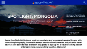What Leaveyourdailyhell.com website looked like in 2018 (7 years ago)
