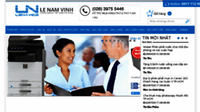 What Lenamvinh.com website looked like in 2018 (5 years ago)
