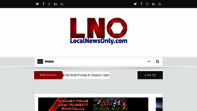 What Localnewsonly.com website looked like in 2018 (5 years ago)