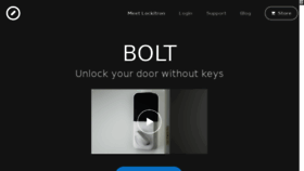 What Lockitron.com website looked like in 2018 (5 years ago)