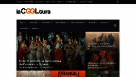 What Lacooltura.com website looked like in 2018 (5 years ago)