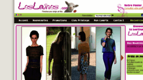 What Leslaines.com website looked like in 2018 (5 years ago)