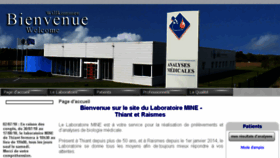 What Labomine.fr website looked like in 2018 (5 years ago)