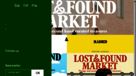 What Lostandfoundbcn.com website looked like in 2018 (5 years ago)