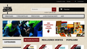 What La-boutique-militante.com website looked like in 2018 (5 years ago)