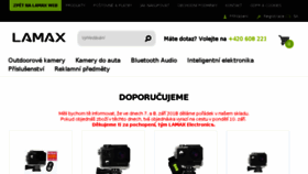 What Lamaxshop.cz website looked like in 2018 (5 years ago)