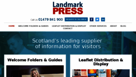 What Landmark-press.com website looked like in 2018 (5 years ago)