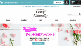What Leivy.jp website looked like in 2018 (5 years ago)