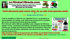 What Lemineralmiracle.com website looked like in 2018 (5 years ago)