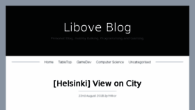 What Libove.org website looked like in 2018 (5 years ago)