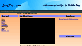 What La-gias.com website looked like in 2018 (5 years ago)