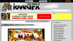 What Lovegfx.top website looked like in 2018 (5 years ago)