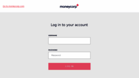 What Login.moneycorp.com website looked like in 2018 (5 years ago)