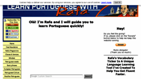 What Learn-portuguese-with-rafa.com website looked like in 2018 (5 years ago)