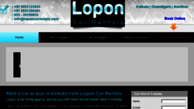 What Loponcarrentals.com website looked like in 2018 (5 years ago)