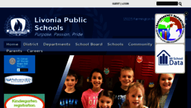 What Livoniapublicschools.org website looked like in 2018 (5 years ago)