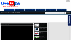 What Livetvcafe.net website looked like in 2018 (5 years ago)