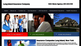 What Longislandinsurancecompany.com website looked like in 2018 (5 years ago)