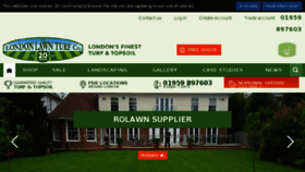 What Londonlawnturf.co.uk website looked like in 2018 (7 years ago)