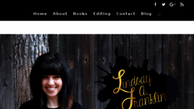 What Lindsayafranklin.com website looked like in 2018 (5 years ago)